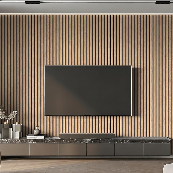 Wallpaper Peel and Stick Wood Grating Stripe Self-Adhesive Wallpaper Faux Wood Contact Paper Wood Slats Self Adhesive Wall Paper PVC Vinyl Film Removable Waterproof 17.3" x 236"