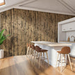 Art3d Natural Bamboo Wall Panel for Interior Wall Decor, Renewable Pole Wrap Wainscoting Paneling for Wall Ceiling Furniture Cabinet Office, 48 x 96 Inch - Dark Burned
