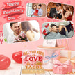 Valentines Desk Decor, Happy Valentine's Day Home Office Table Sign for Porch Tiered Tray Shelf Party, Rustic Romantic Acrylic Gifts Decorations for Him Her Wife, All You Need is Love Tacos