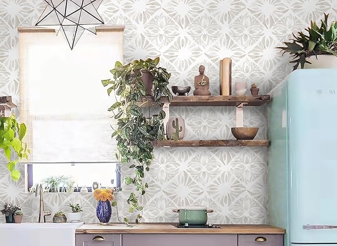 Geometric Peel and Stick Wallpaper Boho 393 