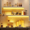 BAMEOS Floating Shelves with RGB LED, 31