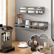 Uten Large Spice Rack for Refrigerator, 2 Pack Strong Magnetic Shelves, Moveable Fridge Organizer for Kitchen Holding Spices, Jars
