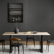 wishFIRE Black Grey Textured Peel and Stick Wallpaper 15.7