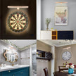 MIOBLUE Wireless Picture Lights with Remote, Recgargeable Battery Painting Light Display Lamp with 3 Lighting Modes, Dimmable Dartboard Light with Timer for Frame Portrait Art, Metal Body