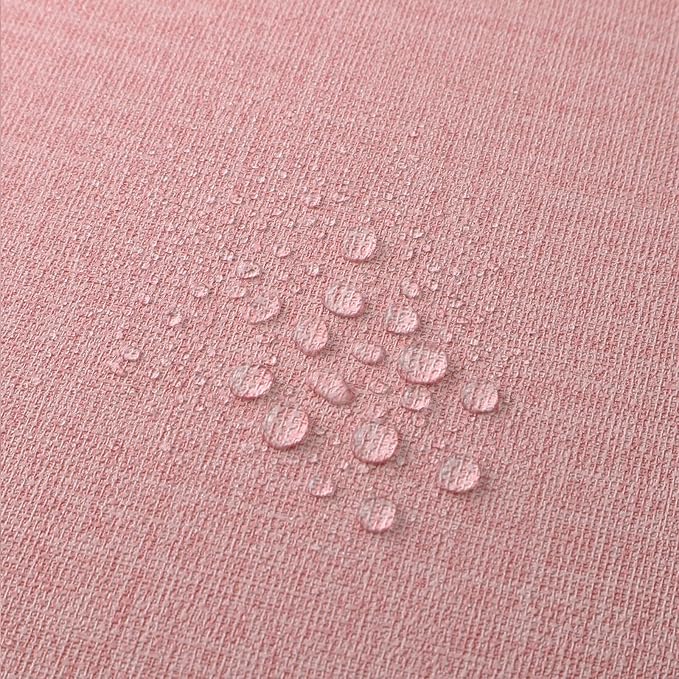 Guvana Grasscloth Peel and Stick Wallpaper Pink Textured Contact Paper Modern Removable Self Adhesive Wall Paper Thicken Fabric Faux Linen Wallpaper for Bedroom Living Room Nursery 78.7inx15.7in