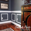 Ekena Millwork PNL24X24AS-02-CASE-2 Ashford Molded Scalloped Wainscot Wall Panel, 24