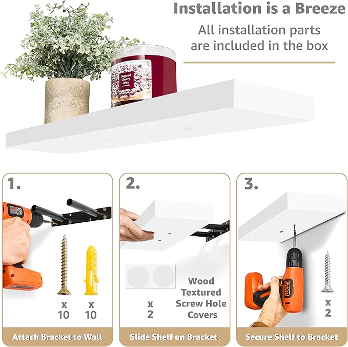 Sorbus Floating Shelves for Wall - 24