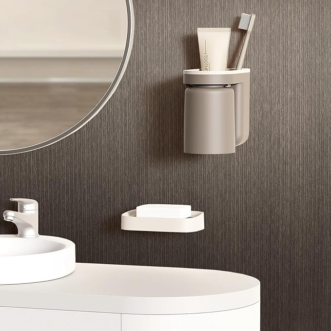 Dark Brown Peel and Stick Wallpaper 15.7