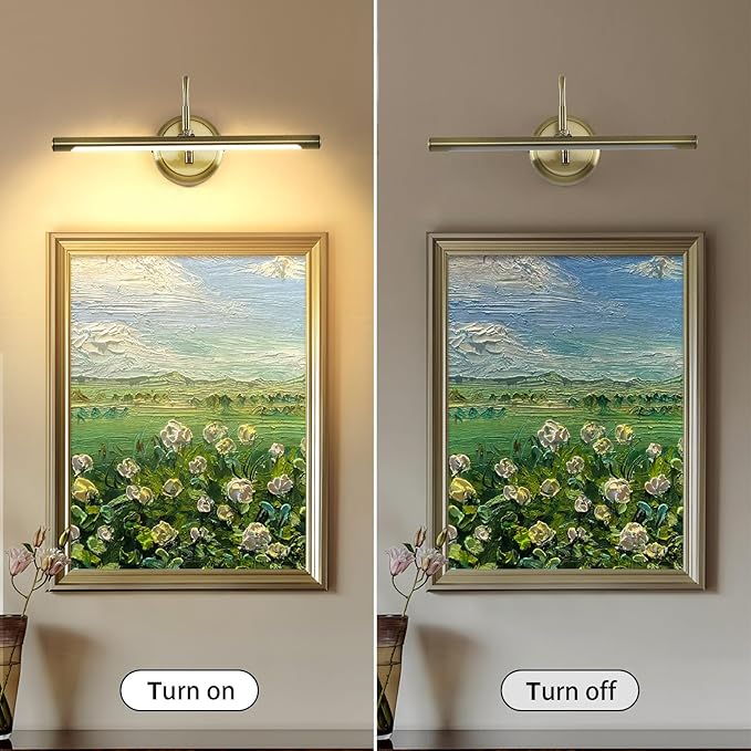 JOOSENLUX Modern LED Picture Lights Fixtures,Art Decor Metal Artwork Mini Accent Spotlights 16.54