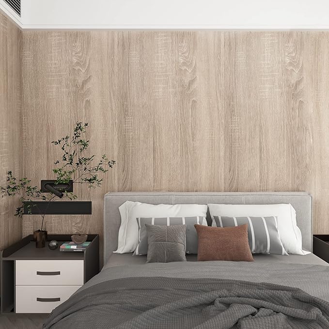 Large Size Natural Wooden Wall Paper Roll 31.5
