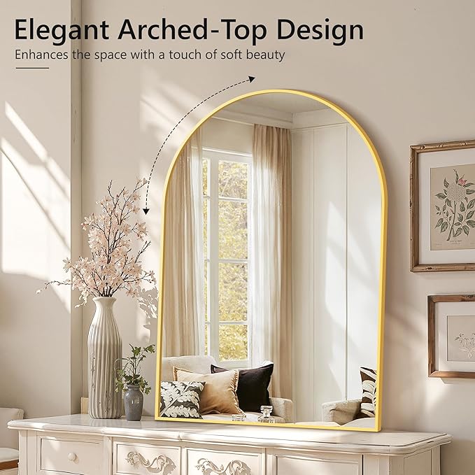 Arched Wall Mirror for Bathroom,Mirrors for Wall,30