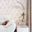 MelunMer Pink Modern Peel and Stick Wallpaper Boho Removable Self Adhesive 78.7''L 17.3''W Wallpaper for Bedroom/Bathroom Waterproof Contact Paper for Cabinets/Drawers Geometric Contact Paper Pink
