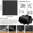 Black Wallpaper Peel and Stick Wallpaper Self Adhesive Removable Wall Paper Vintage 15.7