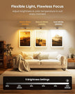 2 Pack Picture Light for Wall Rechargeable Art Light with Remote, 3 Colors & 5 Brightness Levels, 12000mAh Battery Operated Lights for Pictures,Painting,Gallery, Bedroom, Hallway, Frame, Living Room