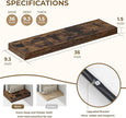 Dreamland 36 Inches Floating Shelves for Wall, 9.3