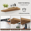 Dreamland 55 Inches Floating Shelves for Wall, 9.8