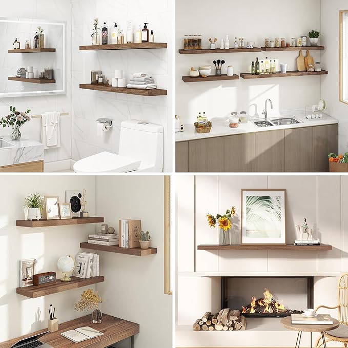 Dreamland 55 Inches Floating Shelves for Wall, 9.3