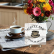 Coffee Bar Sign Plaque, Vintage Farmhouse Coffee Station Decor – 24 Hours Open Bar Plaque for Cafe, Home or Office, Rustic Kitchen Wall Art, CoffeeShop Accessories