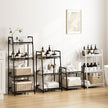 Masupu 3 Tier Bathroom Shelf, Bathroom Organizer and Storage for Small Space, Free-Standing Metal Rack Shelves Waterproof for Kitchen, Bathroom, Laundry, Toilet, White