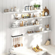 16 Inch Floating Shelves for Wall Set of 2, 8