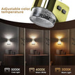 L LOHAS LED 4 Pack 3CCT Night Lights Plug into Wall, 3000K/4000k/5000K Adjustable Color Temperature Night Light,Bubble Nightlight with Dusk to Dawn Sensor for Rooms Bathroom Hallway