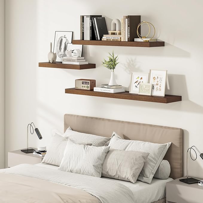 Vivelove Wide Floating Shelves for Wall 12 Inch Deep, 55