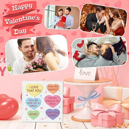 Valentines Desk Decor, Valentine's Day Home Office Table Sign for Wife Daughter from Dad Husband, Valentine Gifts Decorations for Porch Tiered Tray Shelf Party, You are Sweet