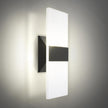 ASD LED Indoor Wall Mount Light Fixture - 12 Inch 12W Modern Interior Matte Black Dimmable Wall Sconce Light - UL 2700K-5000K Adjustable - Hallway, Bedroom LED Wall Lights