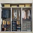 Shoe Rack Organizer, 48 Pair Shoe Storage Cabinet with Door Expandable Plastic Shoe Shelves for Closet,Heels,Boots,Slippers,8 Tier
