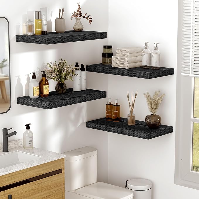 Vivelove 16 Inches Floating Shelves Wall Mounted, 10