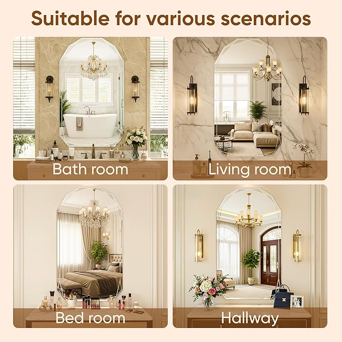 Suidia Bathroom Mirror, 30
