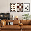 upsimples 20x30 Picture Frame Set of 5, Display Pictures 16x24 with Mat or 20x30 Without, Wall Gallery Photo Frames, Black