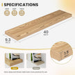 40 Inch Floating Shelves, 9.3