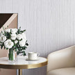Livelynine 15.8x197 Peel and Stick Grasscloth Wallpaper White Textured Wall Paper for Bathroom Waterproof Grass Cloth Wallpaper Rolls for Walls Fabric Texture Contact Paper Self Adhesive Shelf Lining