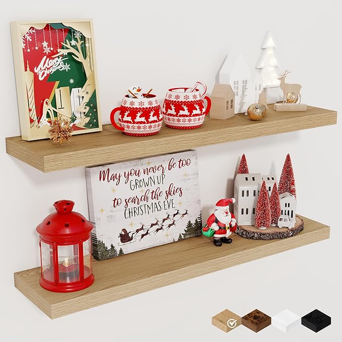 Fun Memories Floating Shelves for Wall, 27.5