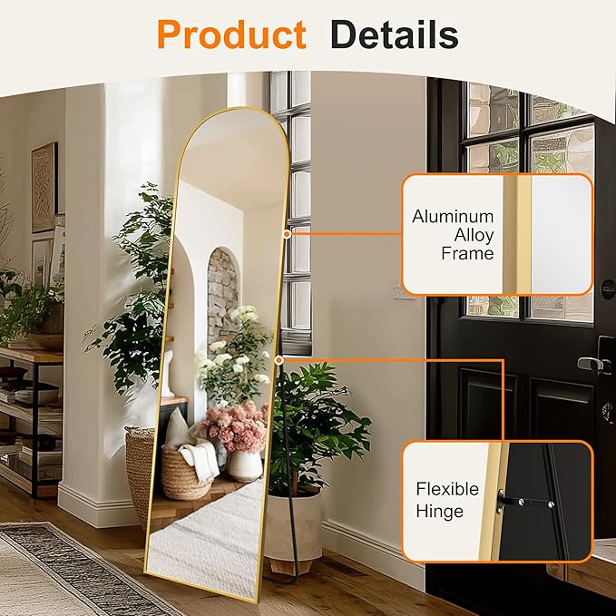 Arched Full Length Mirror, 56