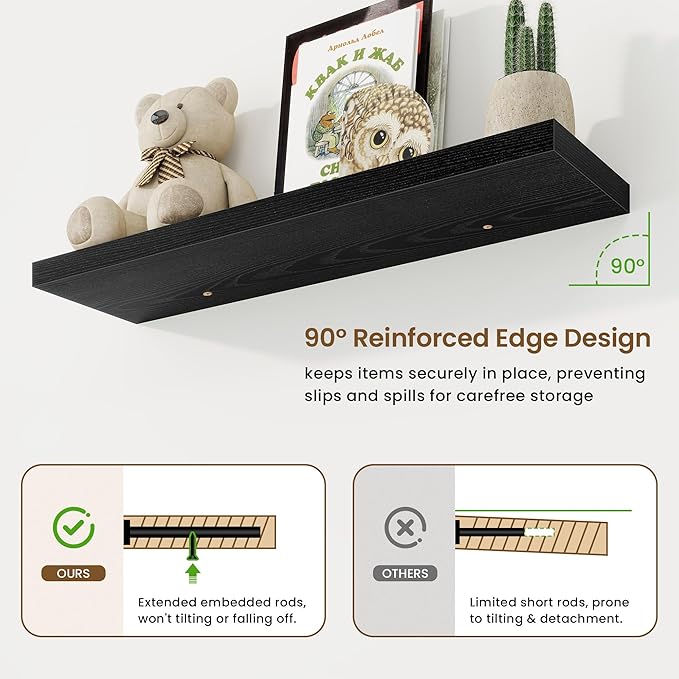 36in Floating Shelves for Wall, 36