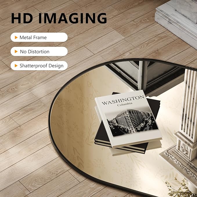 Arched Wall Mirror for Bathroom,Mirrors for Wall,35