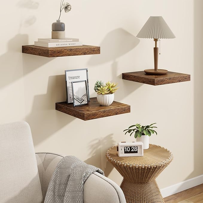 Square Floating Shelves for Wall, 8