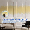 KESHWELL Premade Wall Panels,6 Frame Wall Panels for Interior Wall Decor,Accent Molding Kit,Pre-Cut Wainscoting Panels,Wall Molding Trim for Home Bedroom Livingroom Decor (6 Set,54 x 24'',24x24'')