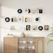 Floating Picture Ledge Shelves for Wall Set of 2, 95 Inches Picture Ledge Shelf with Long Large Nursery Book Shelf for Toys Storage Kids Bookshelf Wall Mounted Living Room Bedroom Decor Frames, White