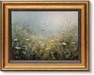 VIYYIEA Gold Framed Art Prints,8x10Inch, Wildflower Floral Vintage Art Painting, Country Spring Landscape Decor for Bedroom Bathroom Dining Room Shelf, Rustic Farmhouse Canvas Picture