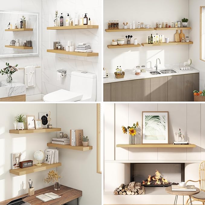 Dreamland 40 Inches Floating Shelves for Wall, 9.3