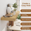 Floating Shelves 36 Inch Long, 12 Inch Deep Floating Shelves for Wall, 36 x 12 Shelves for Wall Storage & Display, 2