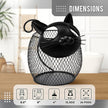 Made Easy Kit Coffee Pod Basket Organizer Useful Decor - Compatible with Keurig K-Cup Pods - Home Coffee Bar Functional Decoration - Café Station Countertop Freestanding Storage Accessory (Bunny)