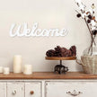 Rustic Wooden Outdoor Welcome Sign for Front Door 15