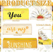 Amyhill Spring Table Decor You Are My Sunshine Wooden Block Sign Summer Tabletop Decorations Farmhouse Tiered Tray Decor Rustic Table Centerpieces for Home Desk Shelf Mantle Office Decorations