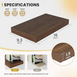 16 Inch Floating Shelves, 9.3