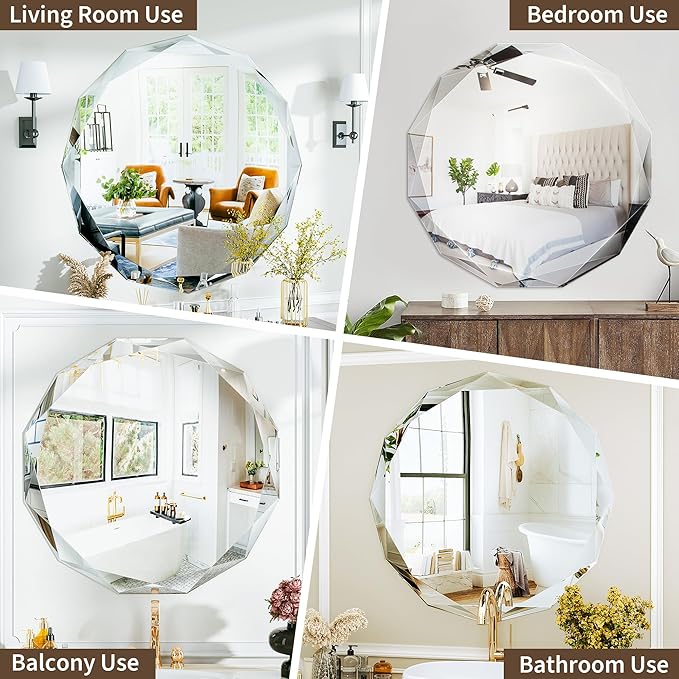 Suidia Bathroom Mirror, 30