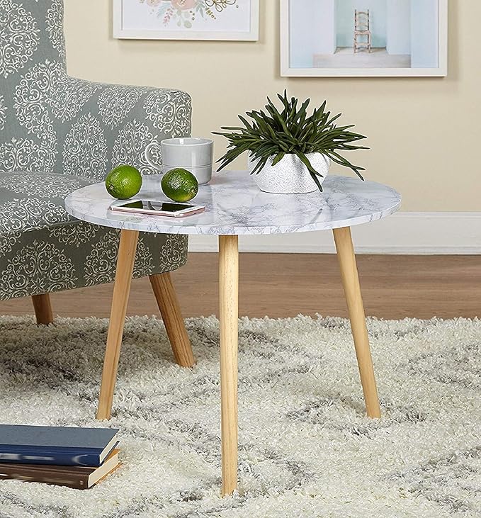 practicalWs Marble Wallpaper Granite White and Grey Paper Roll 23.6